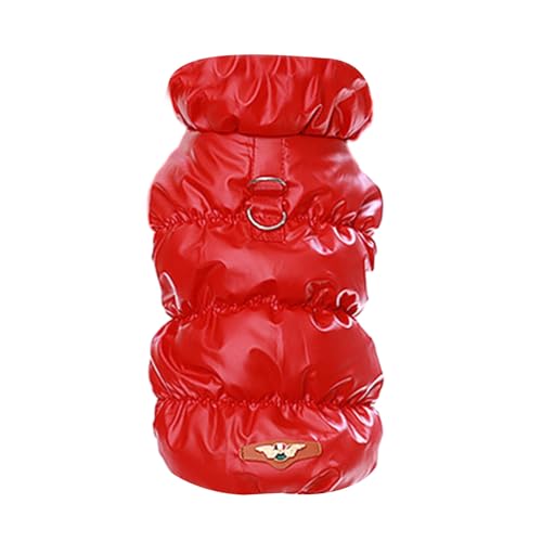 Hunde-Wintermantel mit Kapuze, wasserdicht, windabweisend, gepolstert, warmes Outfit, bequem und atmungsaktiv, Wintermantel, Hunde-Schneeanzug, wasserdicht Hunde-Wintermantel mit Kapuze, wasserdicht, windabweisend, gepolstert, warmes Outfit, bequem und atmungsaktiv, Wintermantel, Hunde-Schneeanzug, wasserdicht von YUGSHNKFC