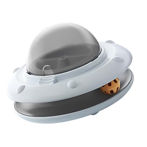 Intelligente Bewegungsaktivierte Katzen-Futterspender, Spielzeug, Leckerli-Spender mit regulierbarer Geschwindigkeit für Haustiere, langsames Füttern, Katzenspielzeug Intelligente Bewegungsaktivierte Katzen-Futterspender, Spielzeug, Leckerli-Spender mit regulierbarer Geschwindigkeit für Haustiere, langsames Füttern, Katzenspielzeug von YUGSHNKFC