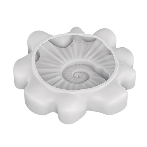 Musterharzform Silikon 6 Zoll Bastelschale Für Epoxy Coasters Schmuckstücke Gips Schokolade Helikale Schimmelpilze von YUGSHNKFC