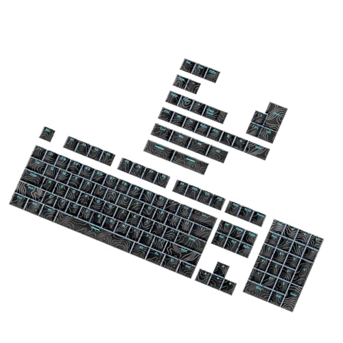 Transparents Line Original-Tastenkappen, 135 Tasten, Farbstoff, leuchtet durch Hintergrundbeleuchtung, für mechanische Tastaturen Transparents Line Original-Tastenkappen, 135 Tasten, Farbstoff, leuchtet durch Hintergrundbeleuchtung, für mechanische Tastaturen von YUGSHNKFC