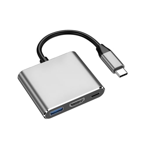 Typ C auf HDTV Adapter USB 3.0 Hubs PD100W Aufladen 4K Auflösung kompatibel für Laptops Tablets Smartphones von YUGSHNKFC