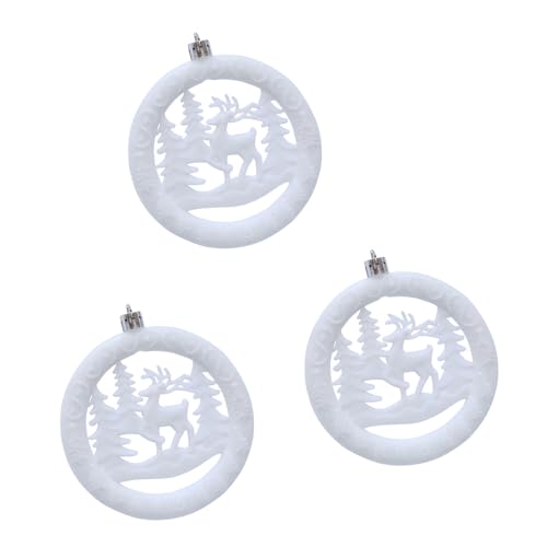 Weihnachtsbaum Hängende Dekorationen 3pcs Strömen Rundes Ornament Mit Samtigem Finish Mehrzweckfestival Häuser Dekoration Gegenstände Runde Kuchenform Weihnachtsbaumdekorationen Weihnachtsbaum Hängende Dekorationen 3pcs Strömen Rundes Ornament Mit Samtigem Finish Mehrzweckfestival Häuser Dekoration Gegenstände Runde Kuchenform Weihnachtsbaumdekorationen von YUGSHNKFC