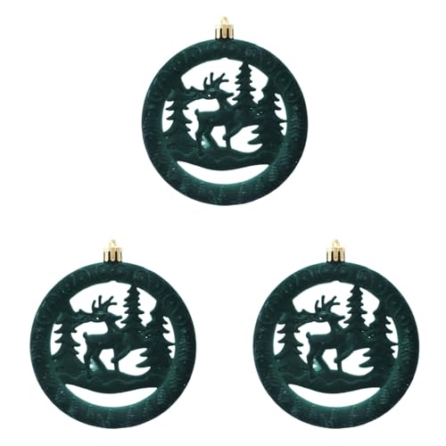 Weihnachtsbaum Hängende Dekorationen 3pcs Strömen Rundes Ornament Mit Samtigem Finish Mehrzweckfestival Häuser Dekoration Gegenstände Runde Kuchenform Weihnachtsbaumdekorationen Weihnachtsbaum Hängende Dekorationen 3pcs Strömen Rundes Ornament Mit Samtigem Finish Mehrzweckfestival Häuser Dekoration Gegenstände Runde Kuchenform Weihnachtsbaumdekorationen von YUGSHNKFC