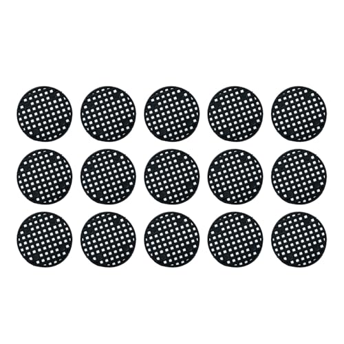YUGSHNKFC 100 Pcs Blumentöpfe Loch Mesh Pads Blech Bonais Bottom Grids Matte Halten Sie Bodenentwässerungskissen Ersatz Verbesserung von YUGSHNKFC