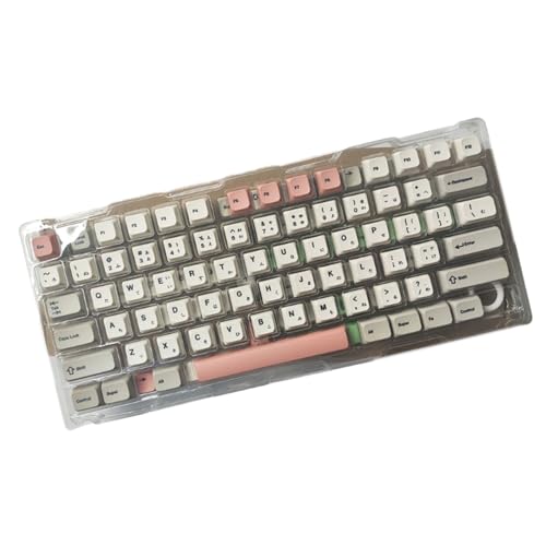 YUGSHNKFC 138-Tasten-PBT-Tastenkappe, XDA-Höhentaste, komplettes Set von 9009 Retro-Farbstoff-Sublimation für mechanische Tastaturen YUGSHNKFC 138-Tasten-PBT-Tastenkappe, XDA-Höhentaste, komplettes Set von 9009 Retro-Farbstoff-Sublimation für mechanische Tastaturen von YUGSHNKFC