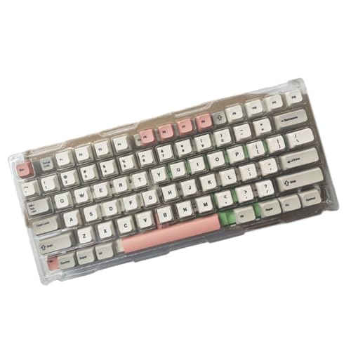YUGSHNKFC 138-Tasten-PBT-Tastenkappe, XDA-Höhentaste, komplettes Set von 9009 Retro-Farbstoff-Sublimation für mechanische Tastaturen YUGSHNKFC 138-Tasten-PBT-Tastenkappe, XDA-Höhentaste, komplettes Set von 9009 Retro-Farbstoff-Sublimation für mechanische Tastaturen von YUGSHNKFC