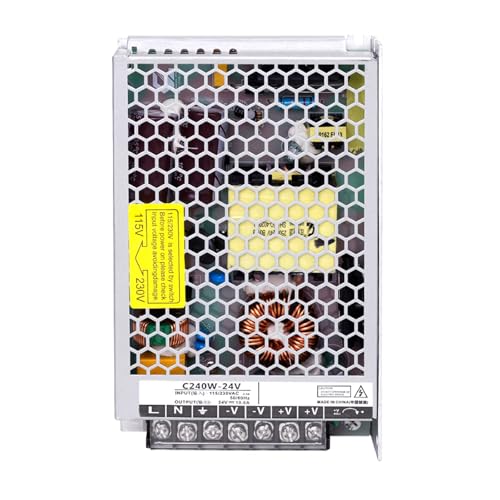 YUGSHNKFC 24 V Drucker Stromversorgung Mit Gemütlicher Kühlung Hoher Effizienz Leichtes Metallgehäuse Ruhiges Betrieb von YUGSHNKFC