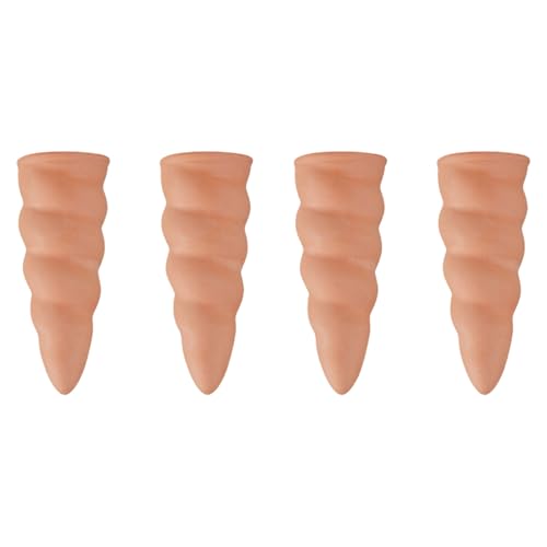 YUGSHNKFC 4 Stück/Set Terrakotta-Bewässerungsspikes, automatisches Pflanzenwassergerät, kontinuierliche langsame Freisetzung, Pflanzen-Bewässerungskugeln für den Außenbereich YUGSHNKFC 4 Stück/Set Terrakotta-Bewässerungsspikes, automatisches Pflanzenwassergerät, kontinuierliche langsame Freisetzung, Pflanzen-Bewässerungskugeln für den Außenbereich von YUGSHNKFC