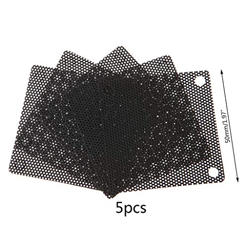 YUGSHNKFC 5 Teile 50 Mmx50 Mm Computer Chassis Lüfter Staubfilter PVC Computer PC Für Fall Lüfterstaub Filter Abdeckung Grill BLA YUGSHNKFC 5 Teile 50 Mmx50 Mm Computer Chassis Lüfter Staubfilter PVC Computer PC Für Fall Lüfterstaub Filter Abdeckung Grill BLA von YUGSHNKFC