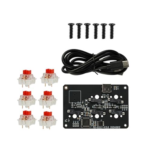 YUGSHNKFC Anpassbare 3D-gedruckte Tastatur mit mechanischen Schaltern und Hintergrundbeleuchtung für die Anpassung der Tastatur YUGSHNKFC Anpassbare 3D-gedruckte Tastatur mit mechanischen Schaltern und Hintergrundbeleuchtung für die Anpassung der Tastatur von YUGSHNKFC
