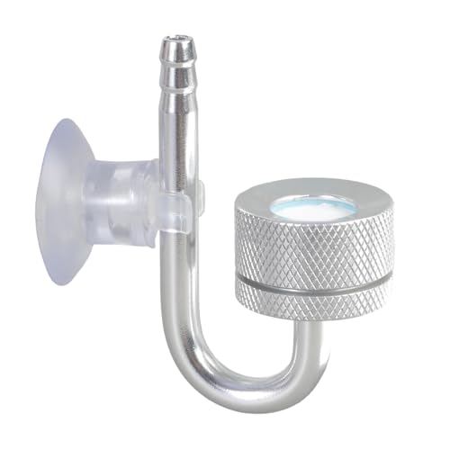 YUGSHNKFC CO2-Diffusor aus Aluminiumlegierung mit Saugnapf zur Verbesserung der Blasenauflösung in Aquarien, Zubehör für Aquarien YUGSHNKFC CO2-Diffusor aus Aluminiumlegierung mit Saugnapf zur Verbesserung der Blasenauflösung in Aquarien, Zubehör für Aquarien von YUGSHNKFC