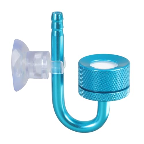 YUGSHNKFC CO2-Diffusor aus Aluminiumlegierung mit Saugnapf zur Verbesserung der Blasenauflösung in Aquarien, Zubehör für Aquarien YUGSHNKFC CO2-Diffusor aus Aluminiumlegierung mit Saugnapf zur Verbesserung der Blasenauflösung in Aquarien, Zubehör für Aquarien von YUGSHNKFC