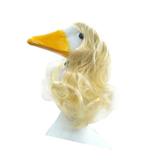 YUGSHNKFC Gänse Hund Kostüm Lockige Haardekoration Für Fotografie Versammlungen Hitzebeständiges Stoffhandwerk Lustige Pet Party Accessoire YUGSHNKFC Gänse Hund Kostüm Lockige Haardekoration Für Fotografie Versammlungen Hitzebeständiges Stoffhandwerk Lustige Pet Party Accessoire von YUGSHNKFC