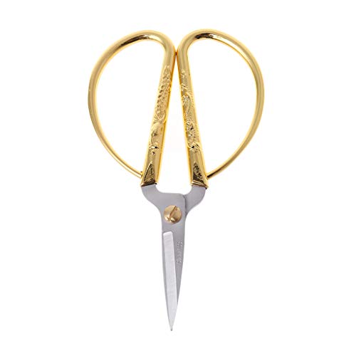 YUGSHNKFC Gold Tone Dragon Metallgriff Bonsai Schere Basteln Nähen Professionell Chine Traditionelle Prunkschere Scissor YUGSHNKFC Gold Tone Dragon Metallgriff Bonsai Schere Basteln Nähen Professionell Chine Traditionelle Prunkschere Scissor von YUGSHNKFC