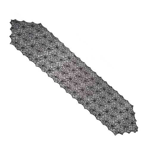 YUGSHNKFC Halloween Party Essential Tischläufer Black Polyester Mit Gruseligen Spinnennetze Cover Dekorationen Urlaub YUGSHNKFC Halloween Party Essential Tischläufer Black Polyester Mit Gruseligen Spinnennetze Cover Dekorationen Urlaub von YUGSHNKFC