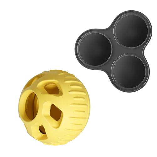 YUGSHNKFC Hunde Und Leck Food Toy Freeze Füllbare Behandlungsball Training Spielzeug Für Kleine Bis Große Hund Silikon Kauen Für Zähneputzung Interaktiver Leckerbissenspender YUGSHNKFC Hunde Und Leck Food Toy Freeze Füllbare Behandlungsball Training Spielzeug Für Kleine Bis Große Hund Silikon Kauen Für Zähneputzung Interaktiver Leckerbissenspender von YUGSHNKFC