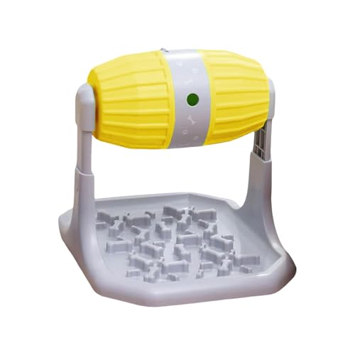 YUGSHNKFC Interaktiver Hund Puzzle Feeder Spielzeug Einstellbarer Nahrungsanschluss Schlupffestes Basis Rolling Behandlungsspender Für Mentale Stimulation Interaktiver Welpenfuttermittel von YUGSHNKFC