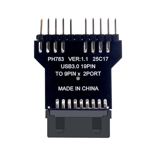 YUGSHNKFC Interner USB3.0 19Pin/20pin Zu Double USB2.0 9Pin Adapter Für Die Erweiterung Der Motherboard Header Und Die Farbkontrolle YUGSHNKFC Interner USB3.0 19Pin/20pin Zu Double USB2.0 9Pin Adapter Für Die Erweiterung Der Motherboard Header Und Die Farbkontrolle von YUGSHNKFC