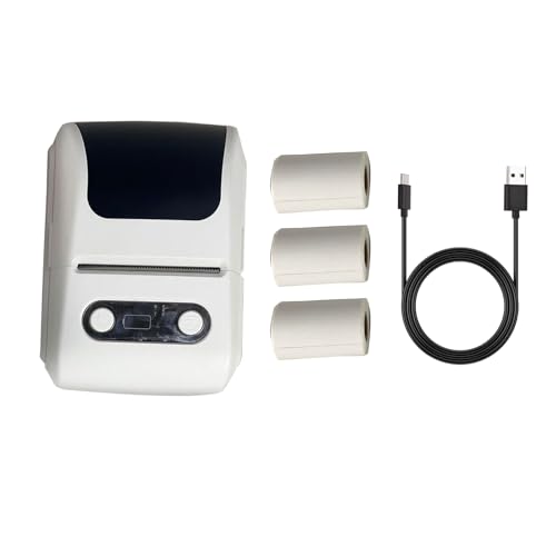 YUGSHNKFC Miniaturbluetooth Kompatible Aktivierungsbezeichnungs Etikettdrucker Für Instants Home Organization Retail Tagging Mithilfe Von Thermik Drucktechnologie Kompatible Drahtlose von YUGSHNKFC