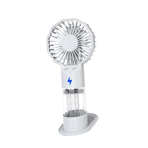 YUGSHNKFC Multifuntionaler Handheld Lüfter Effizienter Kühllüfter 1200mAh Ruhige Leistungsstarke Lüfter Bauch Textur Für Reisebüro Outdoor Neckhänge Lüfter von YUGSHNKFC
