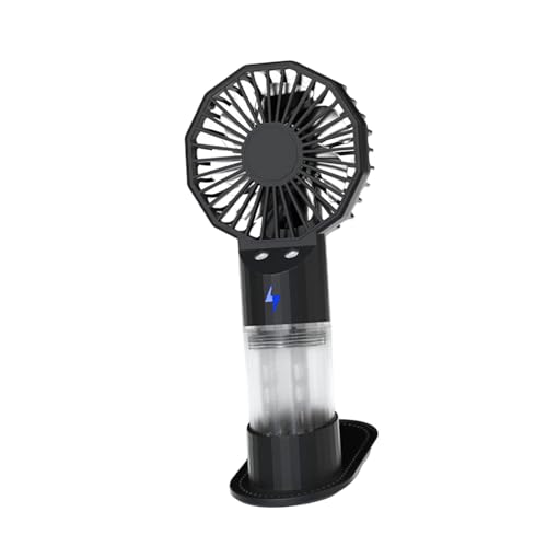 YUGSHNKFC Multifuntionaler Handheld Lüfter Effizienter Kühllüfter 1200mAh Ruhige Leistungsstarke Lüfter Bauch Textur Für Reisebüro Outdoor Neckhänge Lüfter von YUGSHNKFC