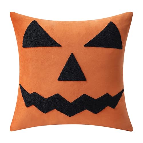YUGSHNKFC Polyester Halloweens Werfen Kissenbezug Mit Verschluss Saisonales Sticksofa Schlafzimmer Halloweens Serie Polyester Kissen Kissen Hülle YUGSHNKFC Polyester Halloweens Werfen Kissenbezug Mit Verschluss Saisonales Sticksofa Schlafzimmer Halloweens Serie Polyester Kissen Kissen Hülle von YUGSHNKFC