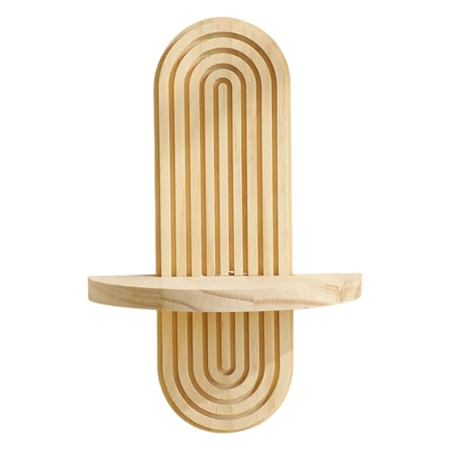 YUGSHNKFC Schweberegal aus Holz, Regenbogen-Bogenform, Hängehalter, Wandhalterung, Dekoration für Schlafzimmer und Kinderzimmer YUGSHNKFC Schweberegal aus Holz, Regenbogen-Bogenform, Hängehalter, Wandhalterung, Dekoration für Schlafzimmer und Kinderzimmer von YUGSHNKFC
