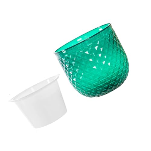YUGSHNKFC Selbstbewässerung Klarer Pflanzer Hydroponic Double Layer Blumentopf Für Innenräume Innenraum Garten Mit Geringer Wartung Plastikgartentöpfe YUGSHNKFC Selbstbewässerung Klarer Pflanzer Hydroponic Double Layer Blumentopf Für Innenräume Innenraum Garten Mit Geringer Wartung Plastikgartentöpfe von YUGSHNKFC