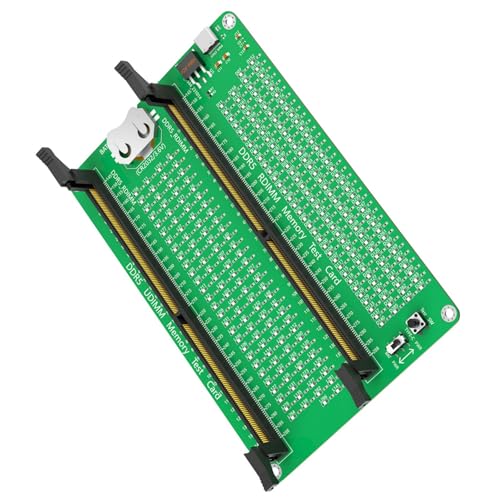 YUGSHNKFC Speichertester DDR5 RDIMM/UDIMM Desktop Computer Speichertestkarte Mit Langen Resseln Mit LED Indikatoren Für Desktop von YUGSHNKFC