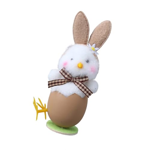 YUGSHNKFC Stilvolle Plüschkaninchen Ohren Chick Eggshell Dekoration Stylish Display Orament Perfekt Für Und Kinderzimmer Decors Kinderzimmer Ornament von YUGSHNKFC