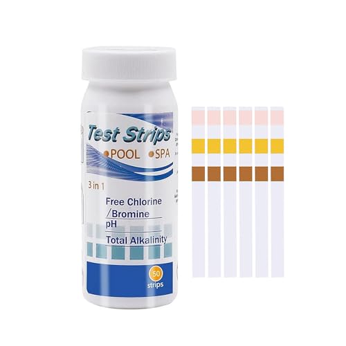 150 Stäbchen Pool Teststreifen Ph Und Chlor, Teststreifen Pool Ph Und Chlor, Ph Tester Pool, Pooltester Chlor Und Ph, Für Freies Chlor, Alkalinität Und Ph, Präziser Pool Tester Ph Und Chlor 150 Stäbchen Pool Teststreifen Ph Und Chlor, Teststreifen Pool Ph Und Chlor, Ph Tester Pool, Pooltester Chlor Und Ph, Für Freies Chlor, Alkalinität Und Ph, Präziser Pool Tester Ph Und Chlor von YUGUOLAN