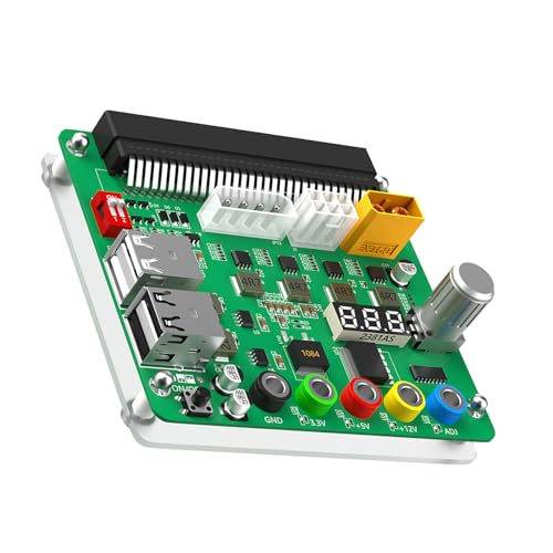 YUHANGCIYE Multifunktionale Netzteil Platine Mit Einstellbarem Spannungsknopf 3 3 V 5 V 12 V Ausgangsspannung QC2.0/QC3.0 Für PC Energieeffizienz von YUHANGCIYE