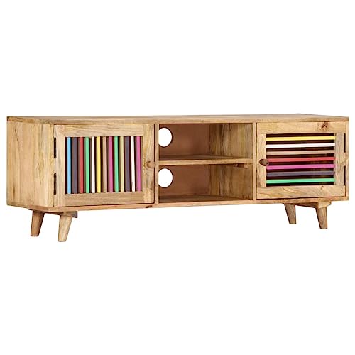 YUHI-HQYD TV-Schrank,Aufbewahrungsschränke,Besteck Schränke,Multimedia-Schrank,Eingangskabinett,Multifunktions-Schrank,für Küche,Esszimmer,Wohnzimmer, 120x30x40 cm Massivholz Mango von YUHI-HQYD