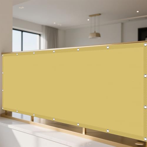 Sonnensegel Wasserabweisend 295 x 415 cm Rechteckig Wasserdicht 98% UV Schutz Wiederverwendbar Sonnennetz mit Spannseilen mit Ösen für Balkon Garten, Creme Farben Sonnensegel Wasserabweisend 295 x 415 cm Rechteckig Wasserdicht 98% UV Schutz Wiederverwendbar Sonnennetz mit Spannseilen mit Ösen für Balkon Garten, Creme Farben von YUHUILI