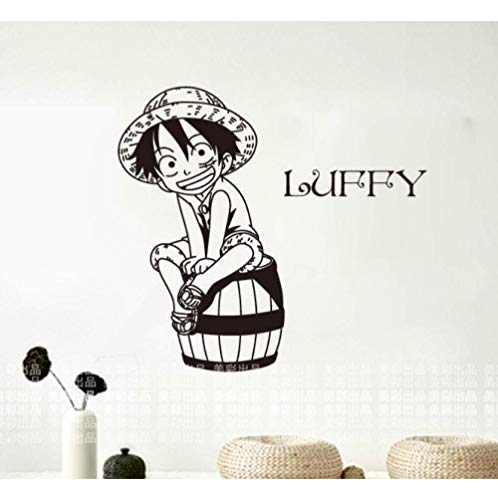 Wandaufkleber Luffy One Piece Wandtattoo Vinyl Wandaufkleber Decal Decor Home Dekorative Dekoration Anime One Piece Autoaufkleber 34X58Cm von YUIDAJ