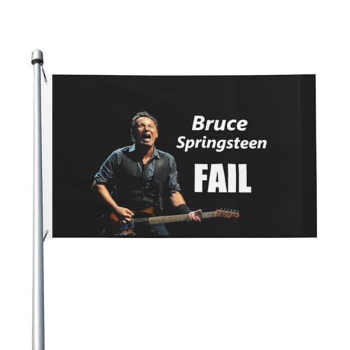 Doppelseitige Bruce Rock Singer Fahnen Innen- und Außen-Doppelseitenfahnen Schnell Trocknende Sonnensichere und Strapazierfähige Fahnen Doppelseitige Bruce Rock Singer Fahnen Innen- und Außen-Doppelseitenfahnen Schnell Trocknende Sonnensichere und Strapazierfähige Fahnen von YUIOPAS TUIAST