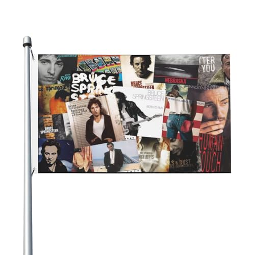 Doppelseitige Bruce Rock Singer Fahnen Innen- und Außen-Doppelseitenfahnen Schnell Trocknende Sonnensichere und Strapazierfähige Fahnen Doppelseitige Bruce Rock Singer Fahnen Innen- und Außen-Doppelseitenfahnen Schnell Trocknende Sonnensichere und Strapazierfähige Fahnen von YUIOPAS TUIAST