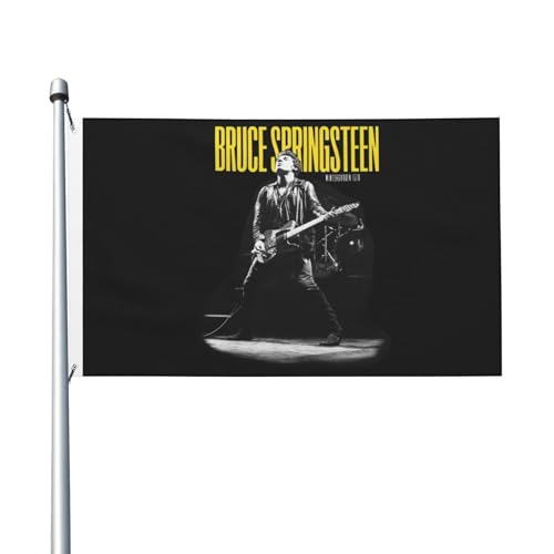 Doppelseitige Bruce Rock Singer Fahnen Innen- und Außen-Doppelseitenfahnen Schnell Trocknende Sonnensichere und Strapazierfähige Fahnen Doppelseitige Bruce Rock Singer Fahnen Innen- und Außen-Doppelseitenfahnen Schnell Trocknende Sonnensichere und Strapazierfähige Fahnen von YUIOPAS TUIAST