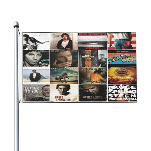 Doppelseitige Bruce Rock Singer Fahnen Innen- und Außen-Doppelseitenfahnen Schnell Trocknende Sonnensichere und Strapazierfähige Fahnen Doppelseitige Bruce Rock Singer Fahnen Innen- und Außen-Doppelseitenfahnen Schnell Trocknende Sonnensichere und Strapazierfähige Fahnen von YUIOPAS TUIAST