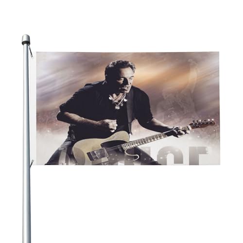 Doppelseitige Bruce Rock Singer Fahnen Innen- und Außen-Doppelseitenfahnen Schnell Trocknende Sonnensichere und Strapazierfähige Fahnen Doppelseitige Bruce Rock Singer Fahnen Innen- und Außen-Doppelseitenfahnen Schnell Trocknende Sonnensichere und Strapazierfähige Fahnen von YUIOPAS TUIAST