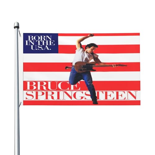 Doppelseitige Bruce Rock Singer Fahnen Innen- und Außen-Doppelseitenfahnen Schnell Trocknende Sonnensichere und Strapazierfähige Fahnen Doppelseitige Bruce Rock Singer Fahnen Innen- und Außen-Doppelseitenfahnen Schnell Trocknende Sonnensichere und Strapazierfähige Fahnen von YUIOPAS TUIAST