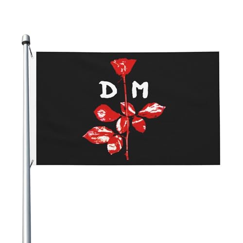 Doppelseitige De&PE&Che Music band Fahnen Innen- und Außen-Doppelseitenfahnen Schnell Trocknende Sonnensichere und Strapazierfähige Fahnen Doppelseitige De&PE&Che Music band Fahnen Innen- und Außen-Doppelseitenfahnen Schnell Trocknende Sonnensichere und Strapazierfähige Fahnen von YUIOPAS TUIAST