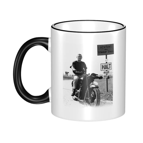 Keramik Actor McQueen Mug Kaffee Käse Milch Tasse Allzweck-Keramik-Tasse für Büro und zu Hause von YUIOPAS TUIAST