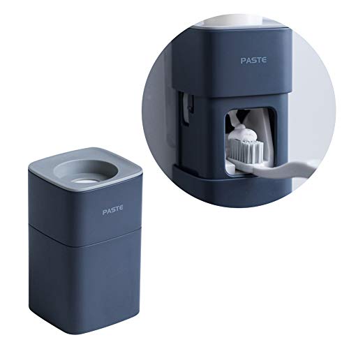 YUIP Zahnpasta Spender,Automatische Zahnpasta Spender,Automatischer Zahnpasta Spender Wandmontage für Waschraum Badezimmer,Dunkelblau YUIP Zahnpasta Spender,Automatische Zahnpasta Spender,Automatischer Zahnpasta Spender Wandmontage für Waschraum Badezimmer,Dunkelblau von YUIP