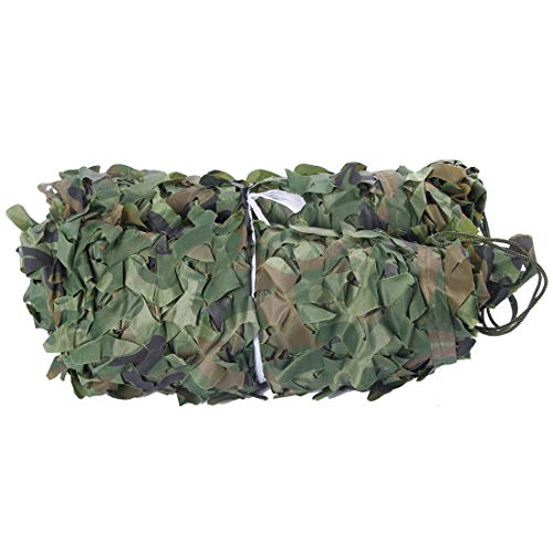 Tarnnetz Camouflage Schatten Netz,Army Tarnung Netz,Sonnenschutz Tarnung Net Outdoor,Camping Schattiernetz,Sonnenschutznetz Garten,Camo Sonnensegel Schattentuch,Tarn Dekoration(3x8m/9.8x26ft) von YUJIANHUAA