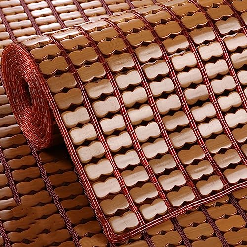 YUJIANHUAA Bambusmatte,Bambus-Bettmatte,Bambus Sommer-Schlafmatte,kühlende Sofakissen Mahjong-Bettauflage,Glatt/Atmungsaktiv,Faltbare Bettwäsche,für Bett Sofa Boden Stuhl (180x200cm) von YUJIANHUAA