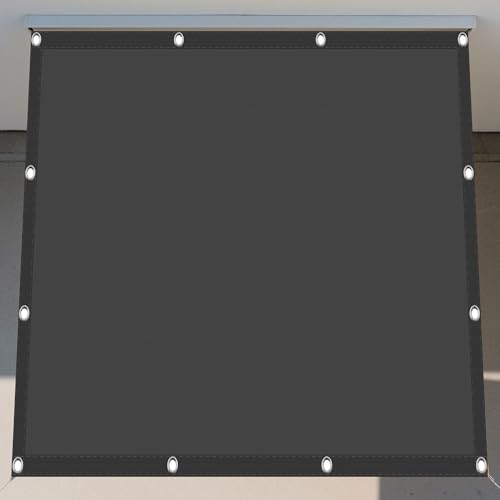 Sonnensegel 5.5 x 6.5 m Rechteckig Wasserdicht Sonnenschutz Windschutz Sonnenschutz Schutzplane Ohne Bohren mit Ösen Segeltuch für Garten Terrasse, Dunkelgrau Sonnensegel 5.5 x 6.5 m Rechteckig Wasserdicht Sonnenschutz Windschutz Sonnenschutz Schutzplane Ohne Bohren mit Ösen Segeltuch für Garten Terrasse, Dunkelgrau von YUJINLIU