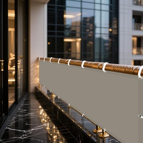 Sonnensegel Wasserabweisend 302 x 305 cm Rechteckig Wasserdicht 98% UV Schutz Segeltuch Pergola mit Ösen Segeltuch 4 × 1.5 M Seile für Terrasse Garten, Khaki Sonnensegel Wasserabweisend 302 x 305 cm Rechteckig Wasserdicht 98% UV Schutz Segeltuch Pergola mit Ösen Segeltuch 4 × 1.5 M Seile für Terrasse Garten, Khaki von YUJINLIU