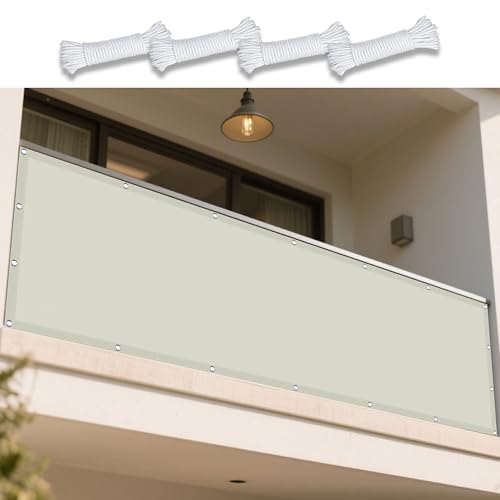 Sonnensegel Wasserdicht Rechteckig mit Ösen 425 x 445 cm Rechteckig Wasserdicht Sonnenschutz Windschutz Schattentuch mit Ösen Ohne Bohren mit Seil für Garten Balkon, Beige Sonnensegel Wasserdicht Rechteckig mit Ösen 425 x 445 cm Rechteckig Wasserdicht Sonnenschutz Windschutz Schattentuch mit Ösen Ohne Bohren mit Seil für Garten Balkon, Beige von YUJINLIU