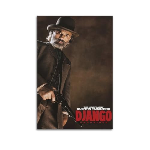 Django Unchained Movie 2012 Art Poster Poster Leinwanddruck Wohnzimmer Home Ästhetische Kunst Hängende Malerei, Neues Zuhause Geschenk Moderne Raumdekoration08x12inch(20x30cm) von YUKETPAZ
